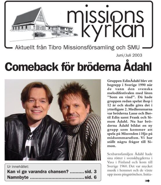 Tidningen Missionskyrkan | nr 5 2003