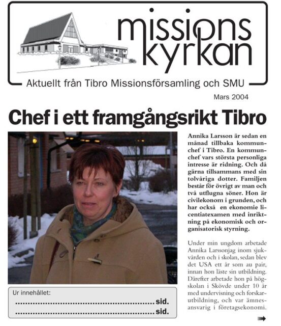 Tidningen Missionskyrkan | nr 2 2004