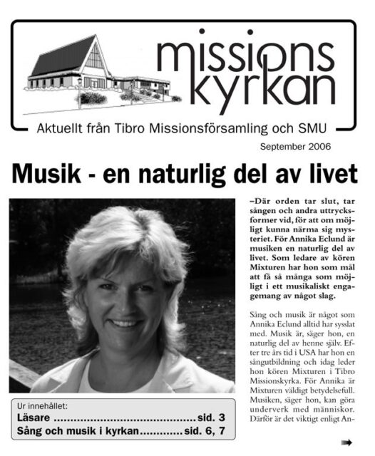 Tidningen Missionskyrkan | nr 7 2006