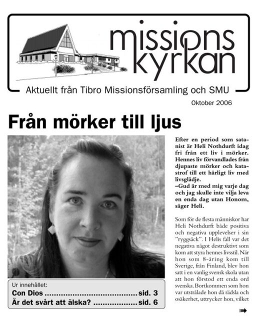 Tidningen Missionskyrkan | nr 8 2006