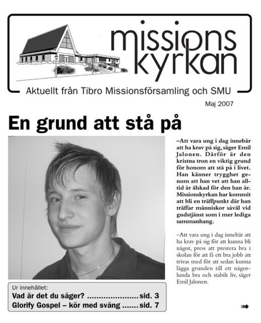 Tidningen Missionskyrkan | nr 4 2007