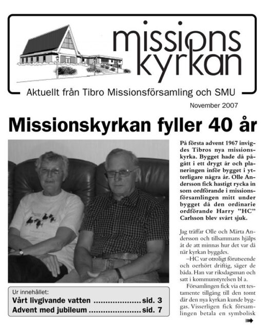 Tidningen Missionskyrkan | nr 9 2007