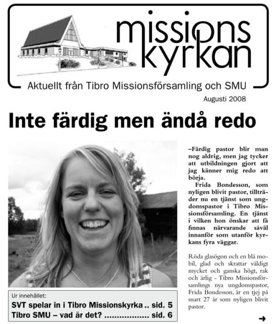 Tidningen Missionskyrkan | nr 6 2008