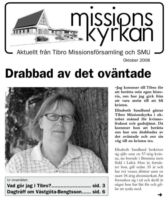 Tidningen Missionskyrkan | nr 8 2008