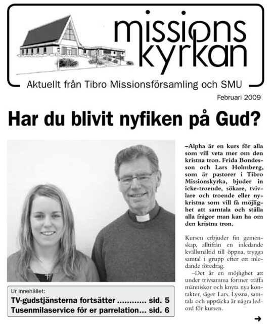 Tidningen Missionskyrkan | nr 1 2009