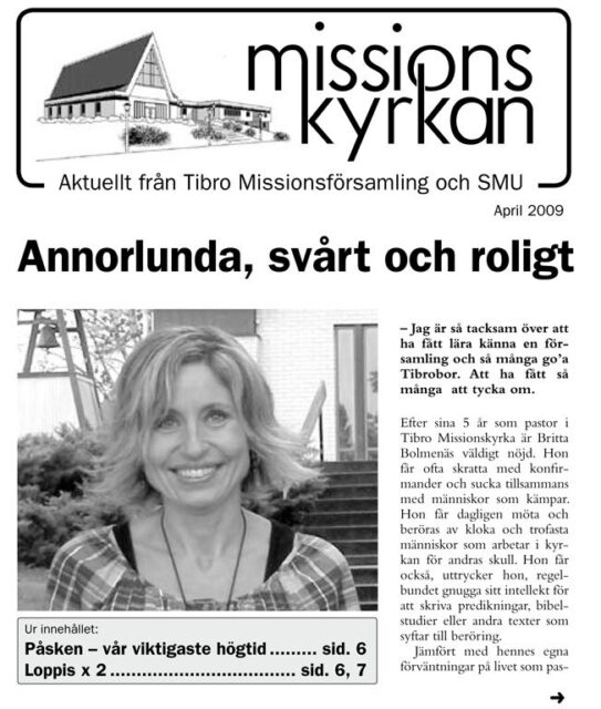 Tidningen Missionskyrkan | nr 3 2009