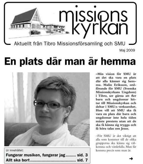 Tidningen Missionskyrkan | nr 4 2009