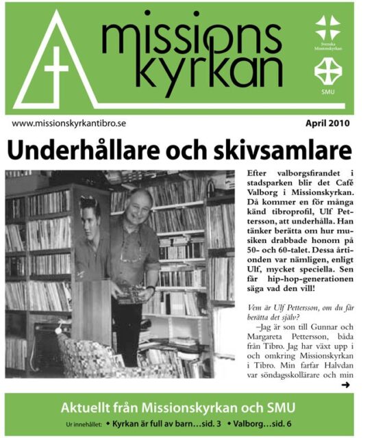 Tidningen Missionskyrkan | nr 3 2010