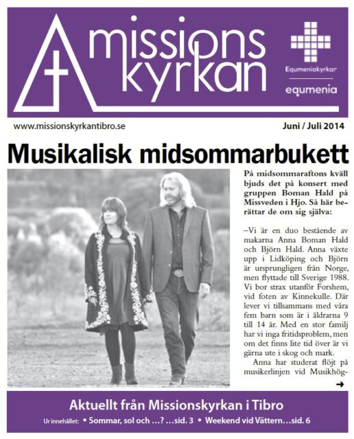 Tidningen Missionskyrkan | NR 5 2014