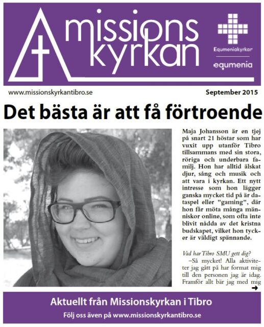 Tidningen Missionskyrkan | NR 7 2015