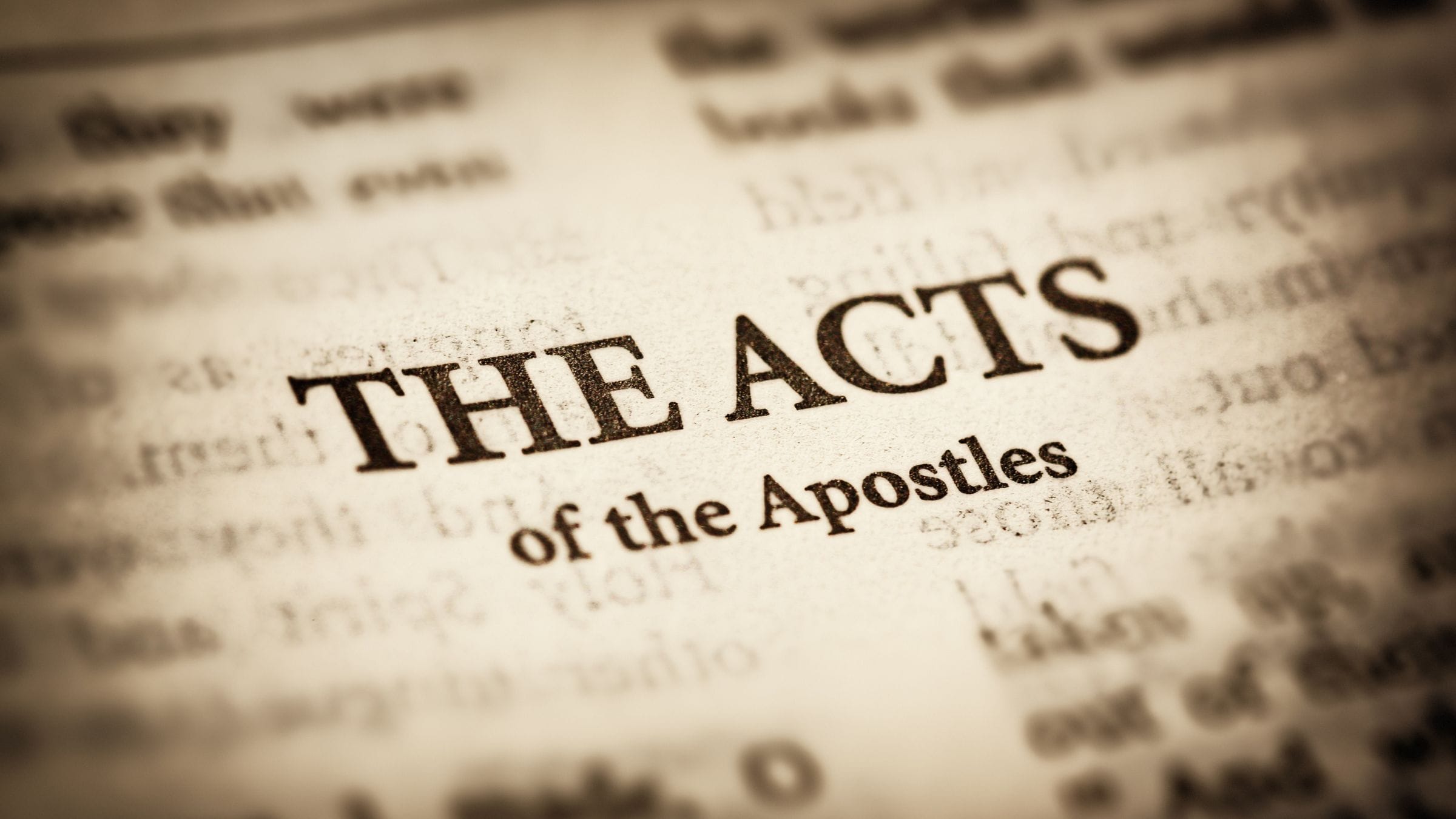 Rubriken Apostlagärningarna på engelska